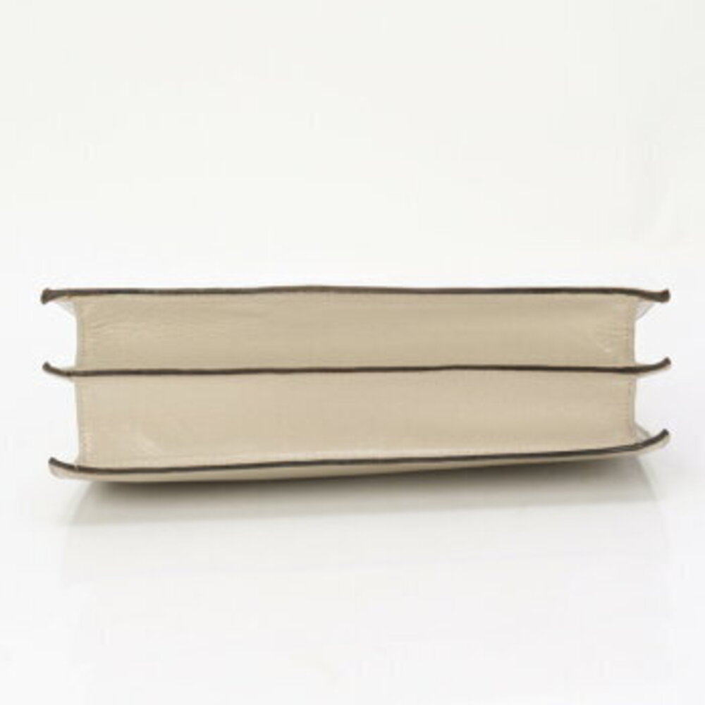 Yves Saint Laurent YSL Beige Tan lizard leather shoulder bag tote handbag ELM - Picture 7 of 14